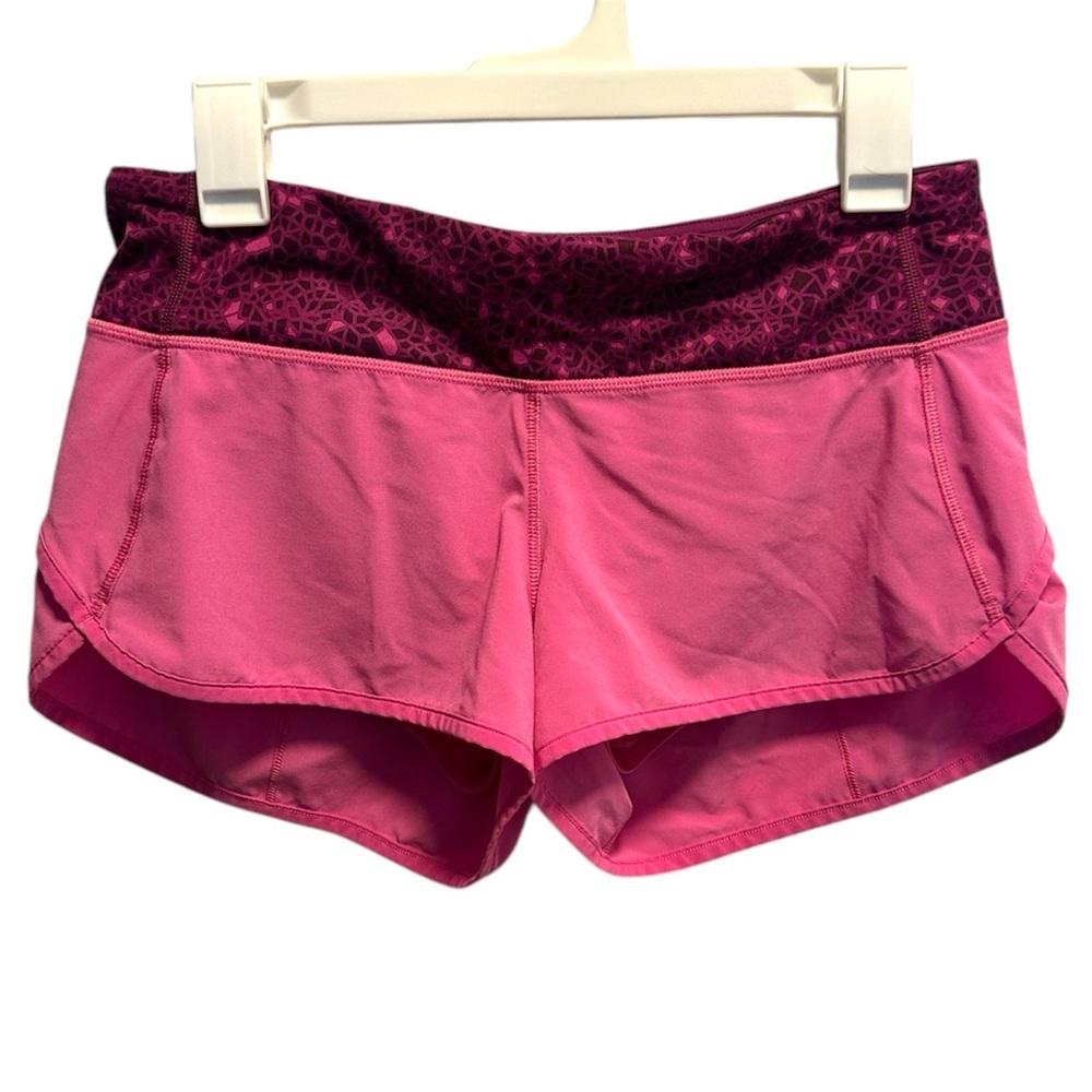 LULULEMON PINK SHORTS SZ 6 - Picture 3 of 6